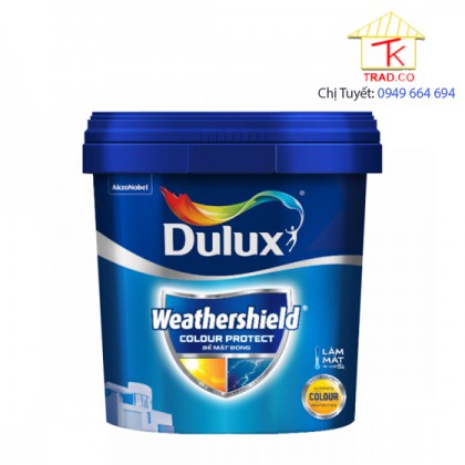 Sơn Dulux Weathershield Colour Protect bề mặt bóng