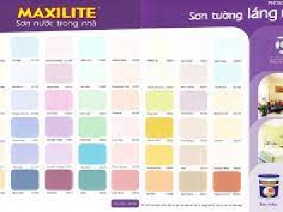BẢNG MÀU SƠN NƯỚC MAXILITE TRONG NHÀ