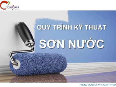 5 Bước Hướng Dẫn Quy Trình Thi Công Sơn Nước