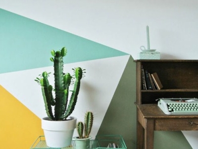 Ý tưởng sơn tường hình khối độc đáo, sáng tạo cho ngôi nhà