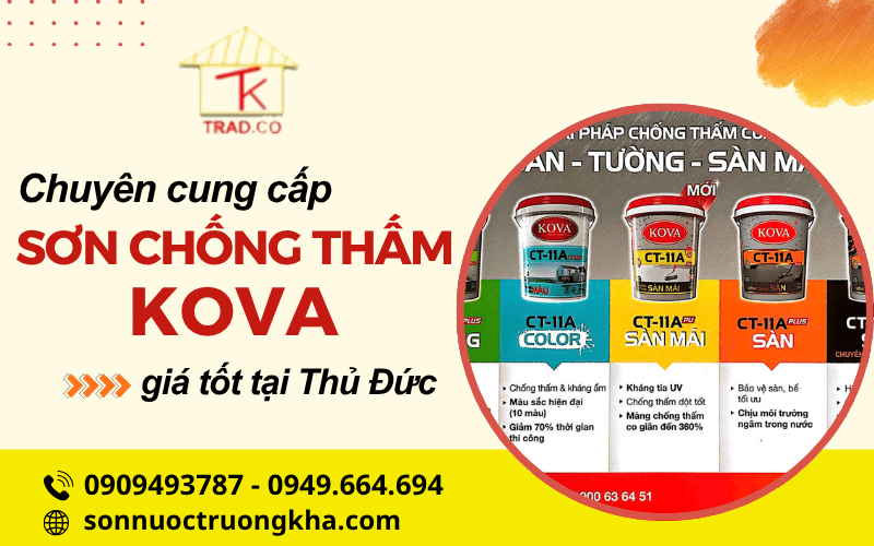 sơn chống thấm kova