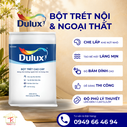 Bột Trét Dulux Trong và Ngoài Trời