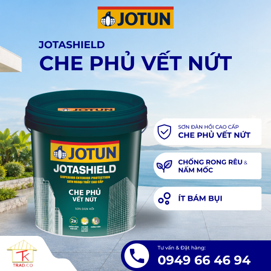 Sơn Jotun Che Phủ Vết Nứt Ngoài Trời