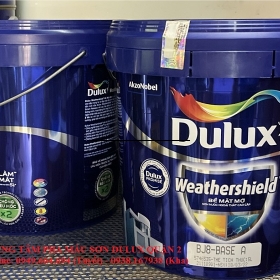 Sơn nước DULUX WEATHERSHIELD bề mặt mờ (5L)