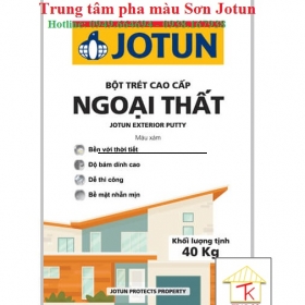 Bột trét Jotun ngoại thất màu xám cao cấp (40kg)