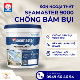 Sơn Ngoại Thất Seamaster 9000 Weathercare Excel Chống Bám Bụi 5L