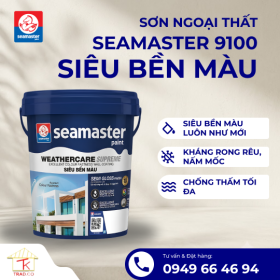 Sơn Ngoại Thất Seamaster 9100 Weathercare Supreme Siêu Bền Màu 5L