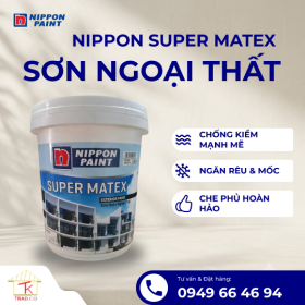 Sơn Nippon Super Matex Ngoại Thất Thùng 18L