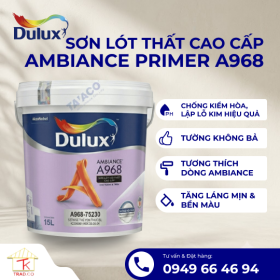 Sơn Lót Nội Thất Dulux Ambiance Primer A968 Chống Kiềm 15L