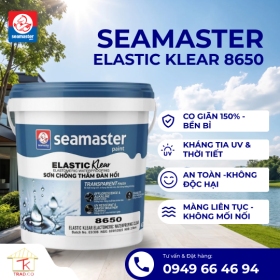 Sơn Chống Thấm Sân Thượng Co Giãn Seamaster Elastic Klear 8650