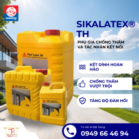 Sika Latex TH – Nhũ Tương SBR Tăng Bám Dính & Chống Thấm Cho Vữa Xi Măng