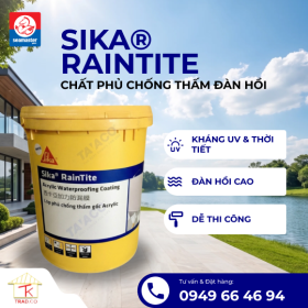Sika Raintite – Sơn Chống Thấm Acrylic Gốc Nước Cho Tường Ngoài & Mái