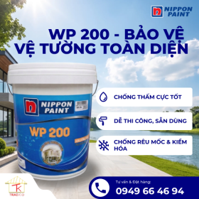 Sơn Chống Thấm Tường Ngoài Trời Nippon WP 200 Thùng 20kg