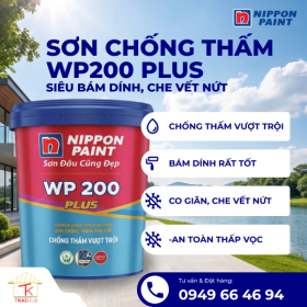 Sơn Chống Thấm Nippon WP 200 Plus Tường Ngoại Thất 20kg