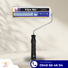 Rulo (Cọ Lăn Sơn) Cán Đen Việt Mỹ 9 in