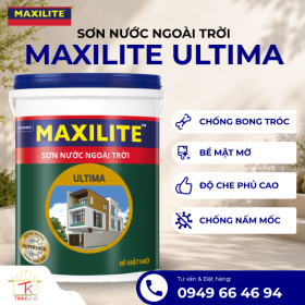 Sơn Nước Ngoài Trời Maxilite Ultima - Bề Mặt Mờ