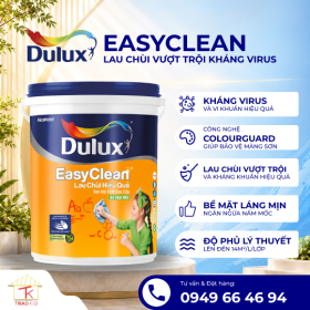 Sơn Dulux EasyClean Lau Chùi Hiệu Quả