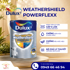 Sơn Dulux Weathershield Powerflex cao cấp