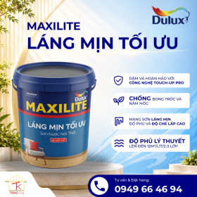 MAXILITE TỪ DULUX LÁNG MỊN TỐI ƯU - BỀ MẶT BÓNG MỜ