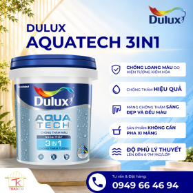 Sơn Chống Thấm Tường Dulux Aquatech 3in1 V189 20kg