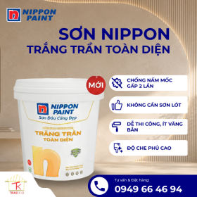 Sơn Nippon Trắng Trần Toàn Diện Trong Nhà