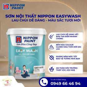 Sơn Lót Nippon Easy Wash Sealer Chống Kiềm Nội Thất 15L