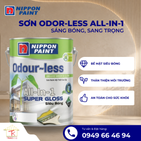Sơn Nippon Odour-less All-in-1 Siêu Bóng