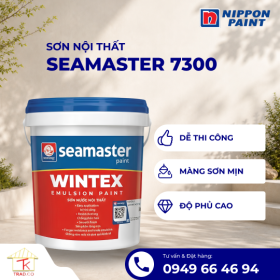 Sơn Nội Thất Seamaster Wintex 7300 Kinh Tế Thùng 15L