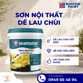 Sơn Nội Thất Dễ Lau Chùi Seamaster 7700 Wall Salutex Thùng 15L, 5L