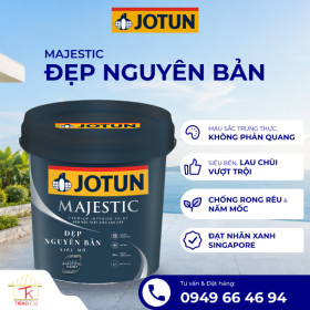 Sơn nước siêu cao cấp Jotun Majestic Đẹp Nguyên Bản 