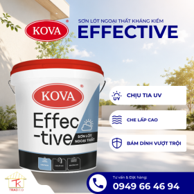 Sơn lót ngoại thất  kháng kiềm KOVA Effective 