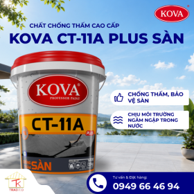 Chất Chống Thấm KOVA CT-11A Plus Sàn Chuyên Dụng Hồ Cá